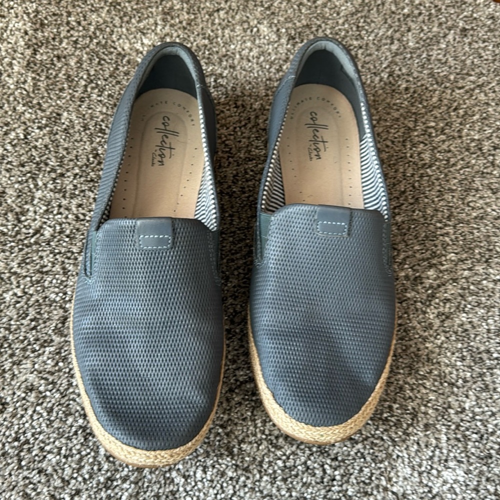 Clark Soft Cushion Woman’s Casual Shoe Size 10W
